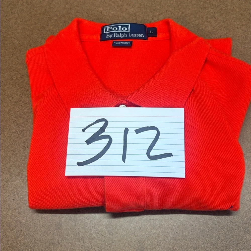 Polo Ralph Lauren Men's Large Vibrant Red Polo Shirt